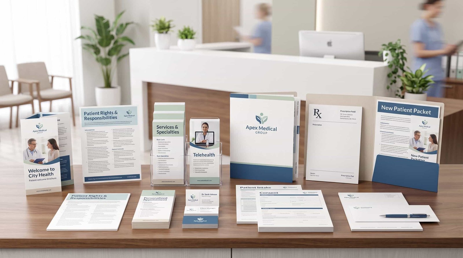 Healthcare Clinic Print Materials