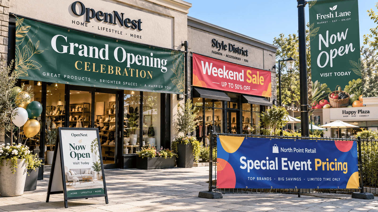 Custom Vinyl Banners: Scrim Vinyl Weights, Edge Finishing, and Outdoor Displays