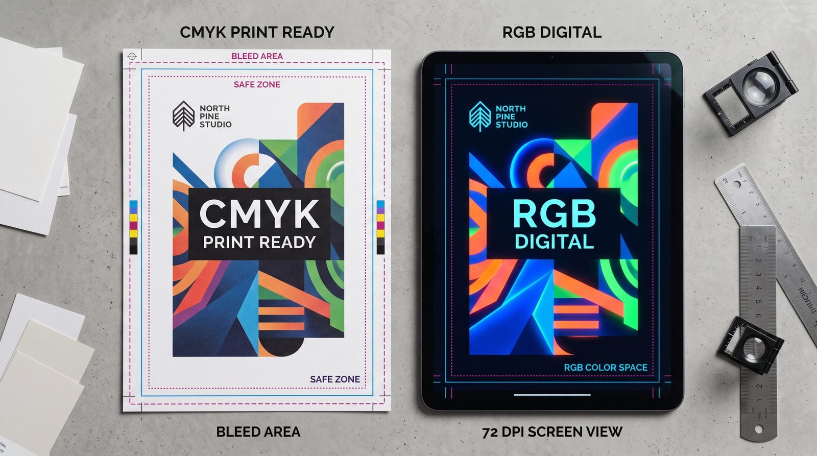 File Prep 101: Resolution, Bleed & CMYK vs RGB Explained